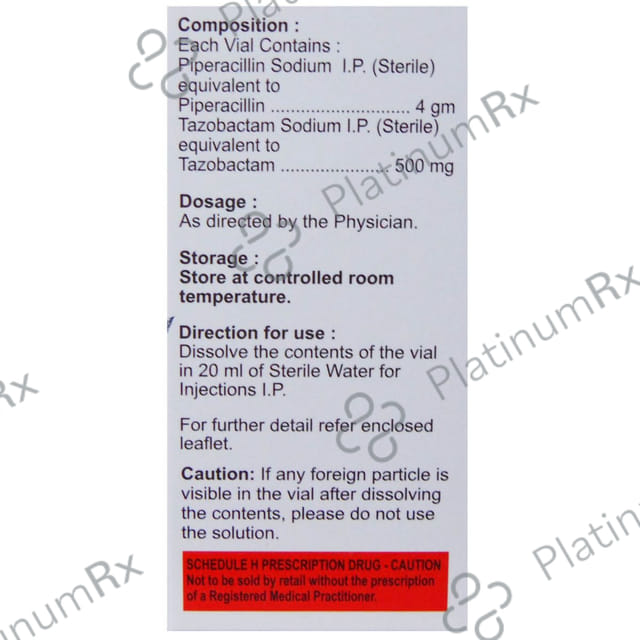 Precitaz 4gm/0.5gm Injection