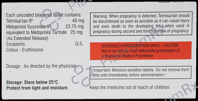Cortel M 25/40mg Tablet ER 15s