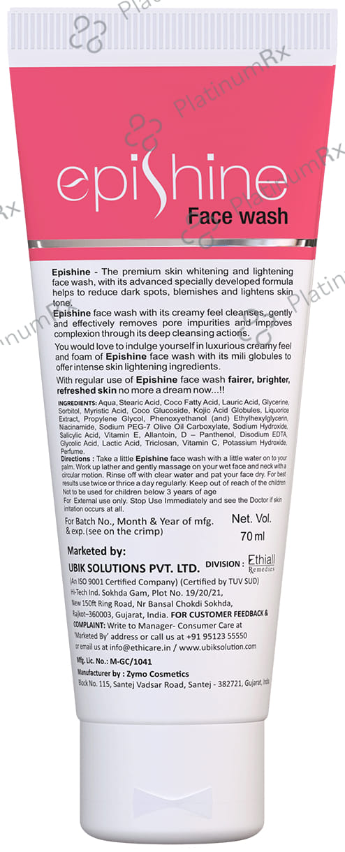 Epishine Face Wash 70ml