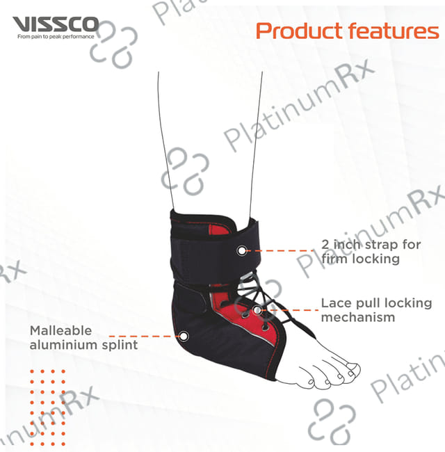 Vissco Pro Rigid Ankle Brace Large