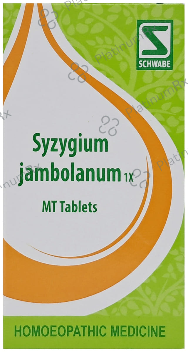 Dr Willmar Schwabe India Syzygium Jambolanum Trituration Tablet 1X