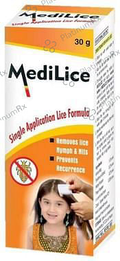 Medilice 1% Anti Lice Wash Cream 30gm