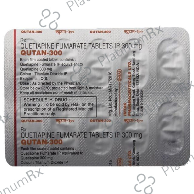 Qutan 300mg Tablet 10s