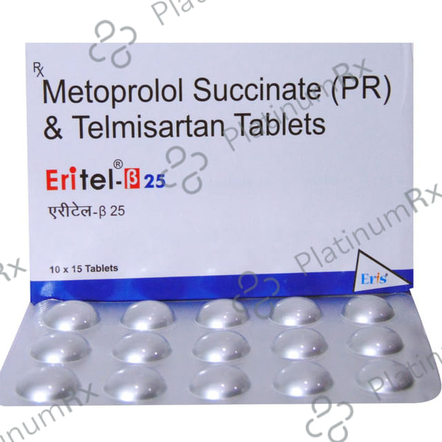 Eritel Beta 25/40mgmg Tablet 15s