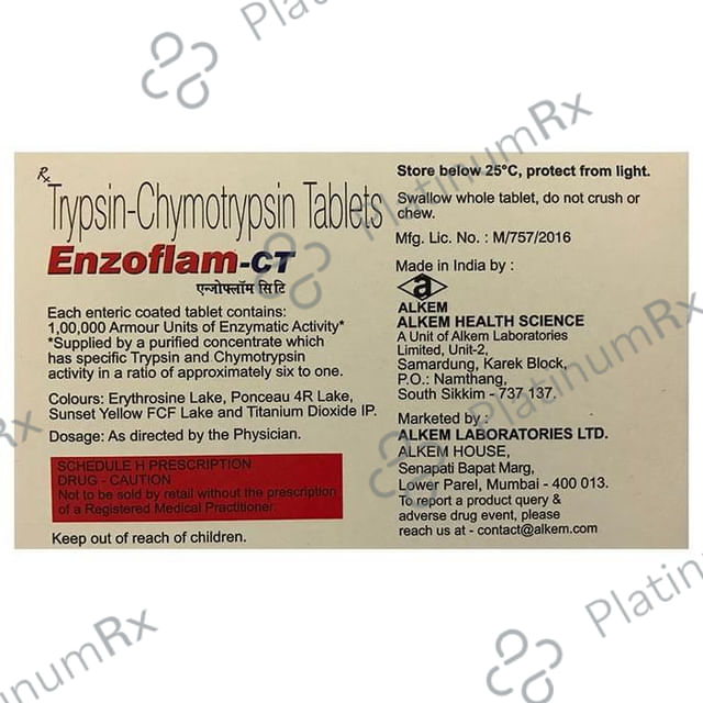 Enzoflam CT Tablet 15s