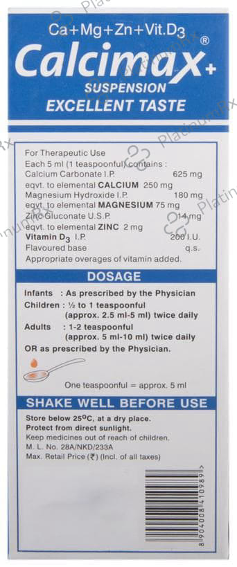 Calcimax Plus Suspension 200ml