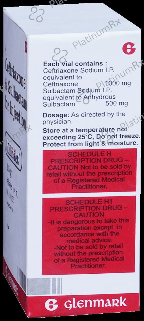 Milibact 1000/500mg Injection 10ml