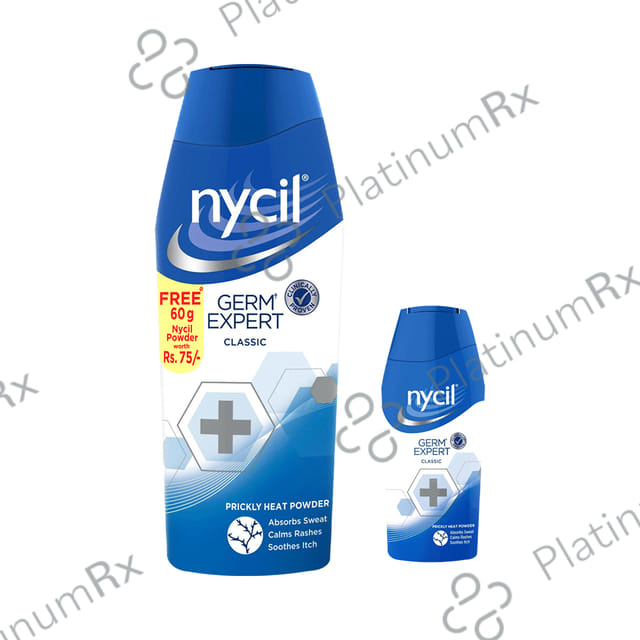 Nycil Germ Expert Classic Prickly Heat Powder 150gm + Nycil Powder 50gm