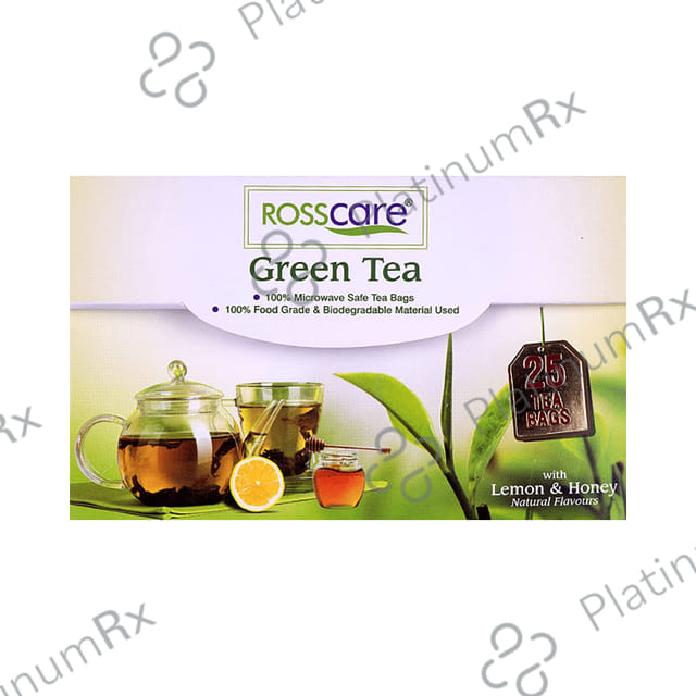 Rosscare Green Tea Bag (1.5gm Each) Lemon & Honey