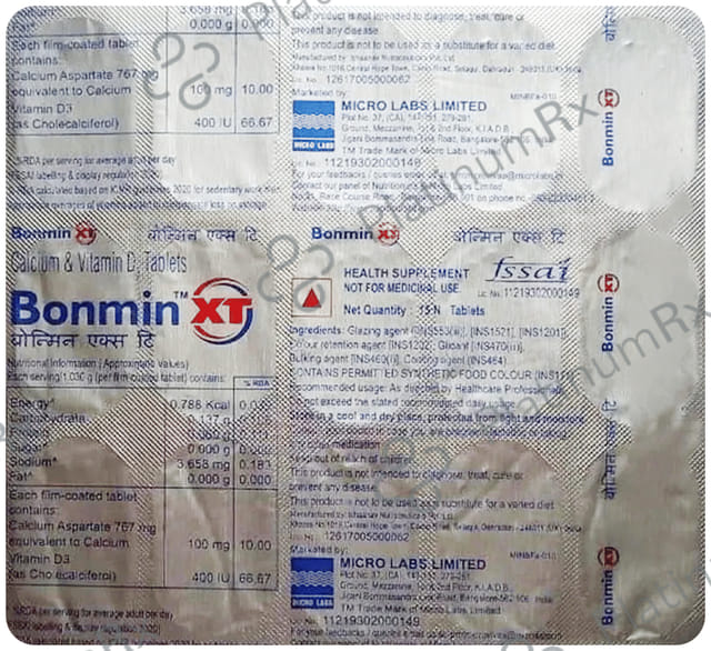 Bonmin XT Tablet 15s
