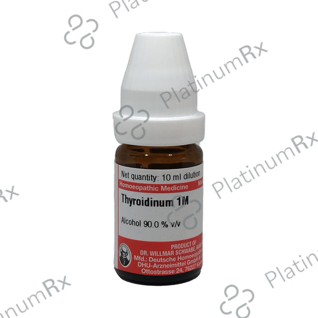 Dr Willmar Schwabe Germany Thyroidinum Dilution 1M
