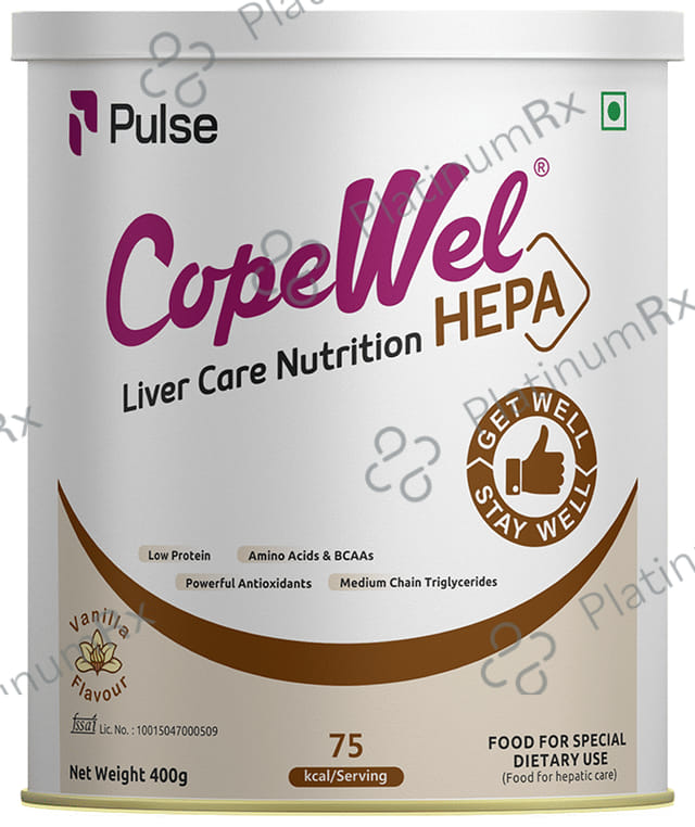 Pulse CopeWel Hepa Liver Care Nutrition Powder Vanilla 400gm