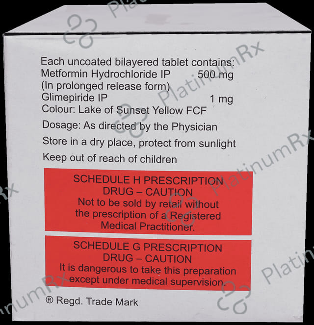 Glyree M 1/500mg Tablet PR 10s