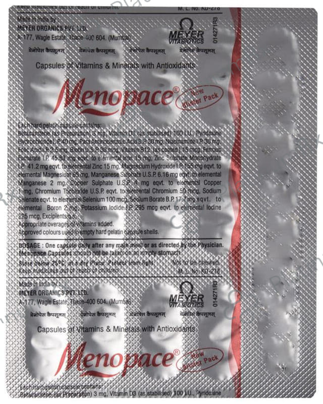 Menopace Capsule 15s