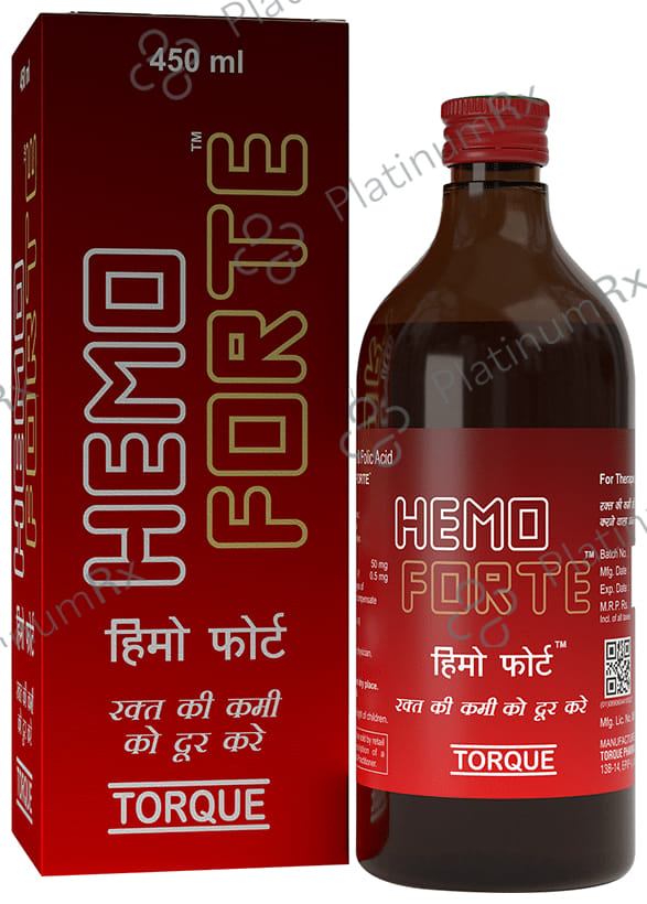 Hemoforte Iron & Folic Acid Syrup For Blood Enhancement Syrup