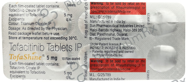 Tofashine 5mg Tablet 10s
