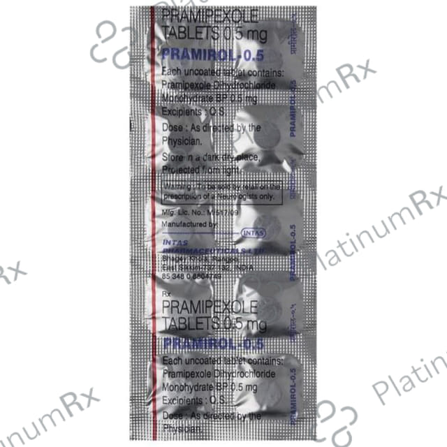 Pramirol 0.5mg Tablet 10s