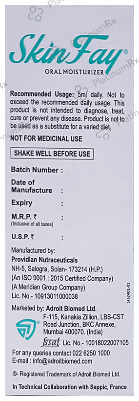 Skinfay Oral Moisturizer Syrup