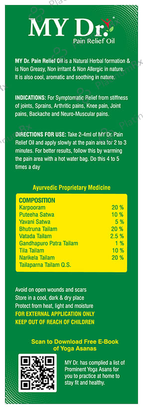 MY Dr Pain Relief Oil (125ml Each) 1 Bottle