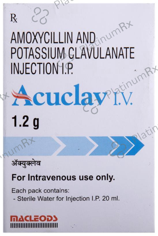 Acuclav IV 1000/200mg Injection 1s