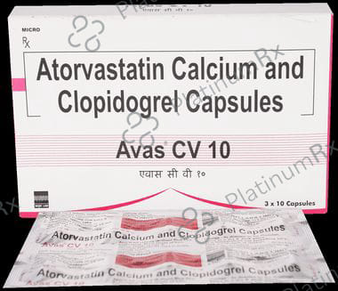 Avas CV 10/75mg Capsule 10s