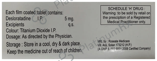 Isolor 5mg Tablet 10s