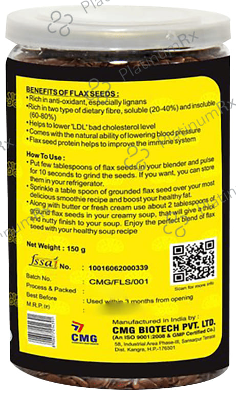 CMG Nutritions Flax Seeds