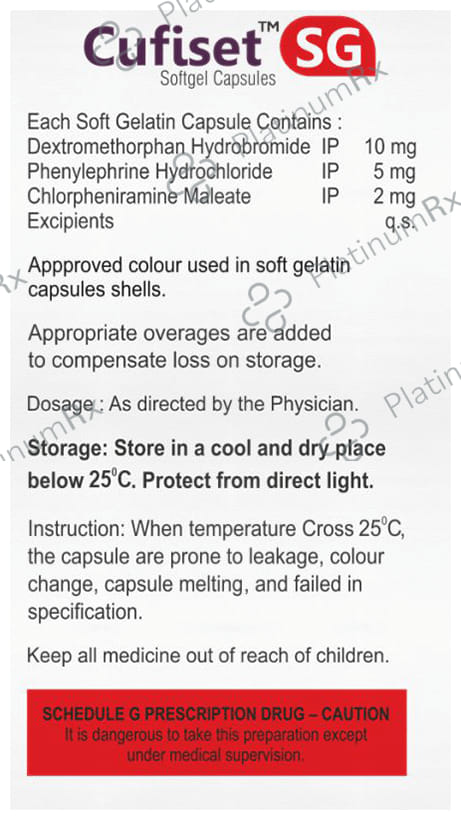 Cufiset SG Capsule