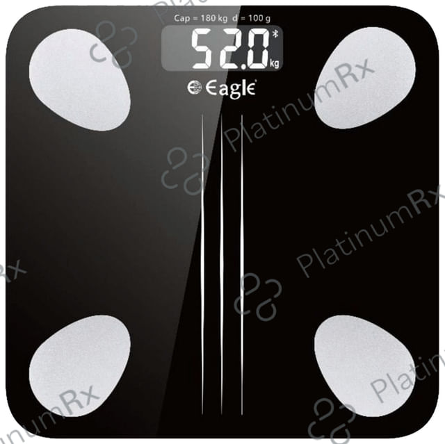 Eagle EEP1001A Smart Connected Electronic Digital Weighing Scale Black