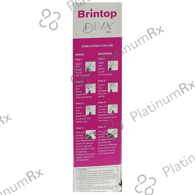 Brintop Diva 5% Topical Solution 120ml