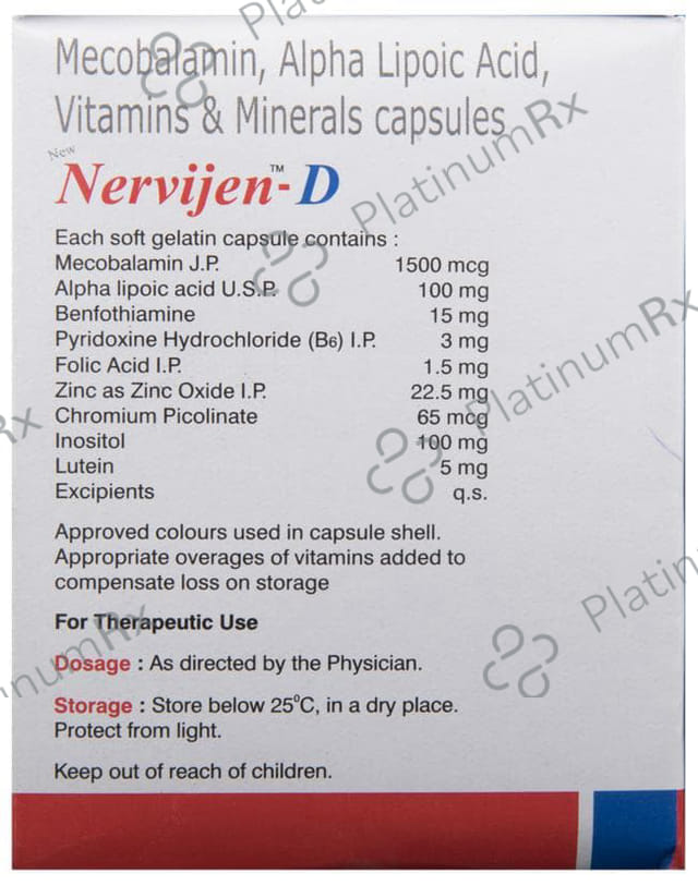 Nervijen D Capsule 10s