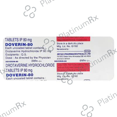 Doverin 80mg Tablet 10s
