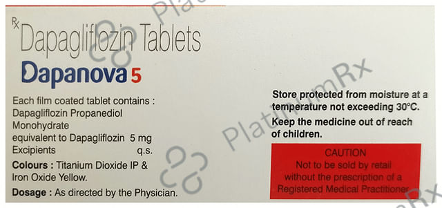 Dapanova 5mg Tablet 15s