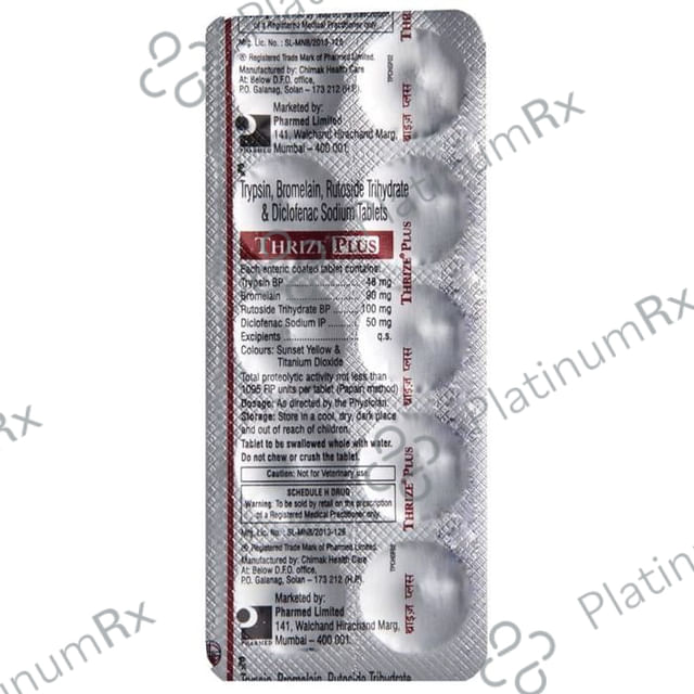 Thrize Plus 90/50/100/48mg Tablet 10s