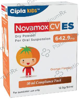 Novamox CV ES 600/42.9mg Oral Suspension Orange 50ml