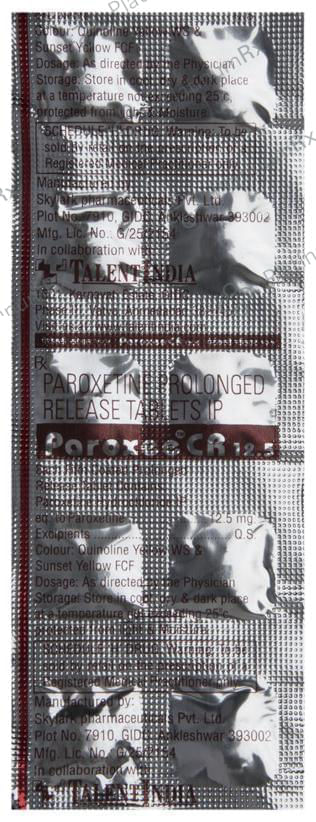 Paroxee CR 12.5mg Tablet 10s