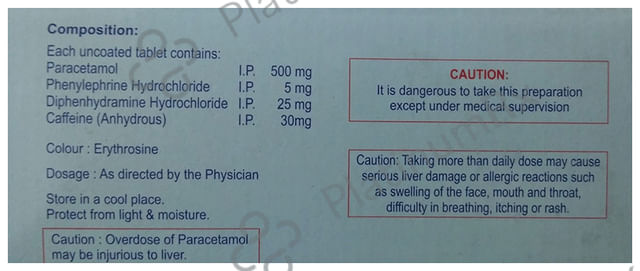 Sudin Cold Tablet 10s
