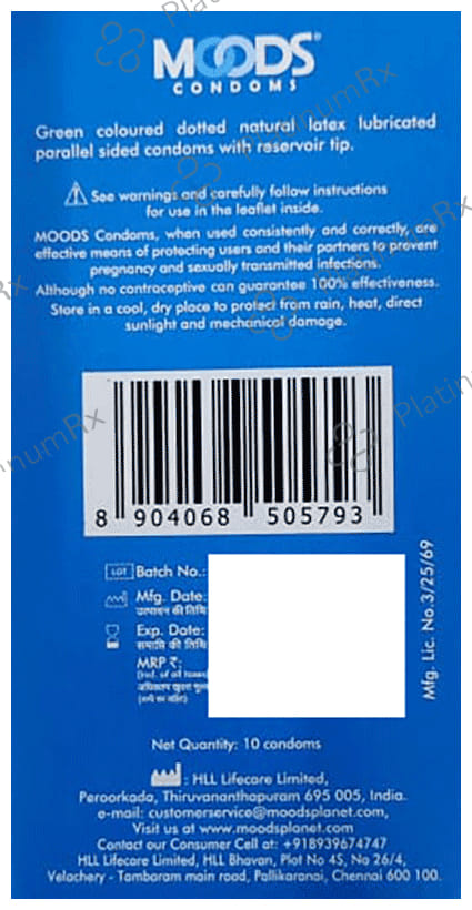 MOODS Dotted Condom 10s