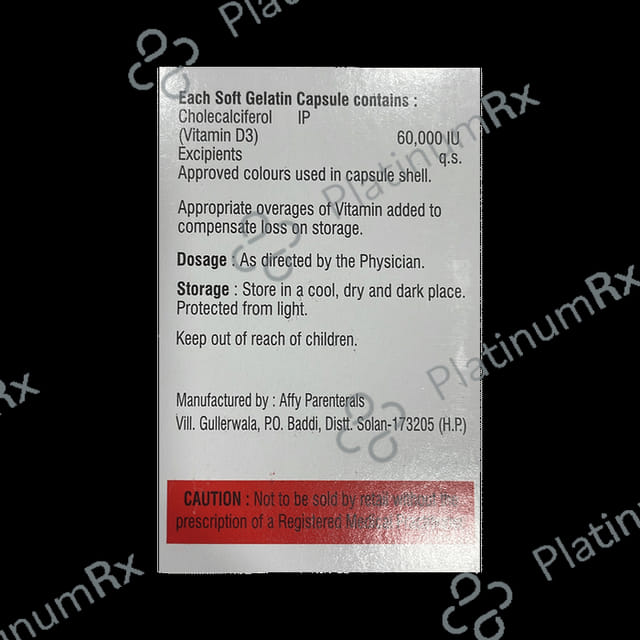 Vocium D3 Soft Gelatin Capsule