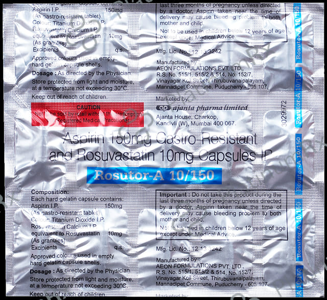 Rosutor A 10/150 Capsule 15s