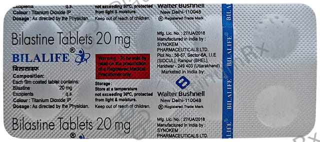 Bilalife 20mg Tablet 10s