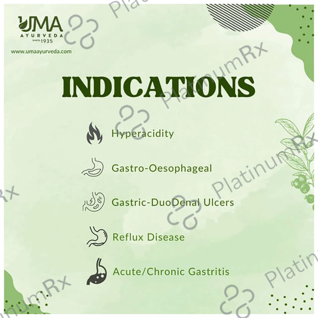 Uma Ayurveda Amlapittashamak Syrup