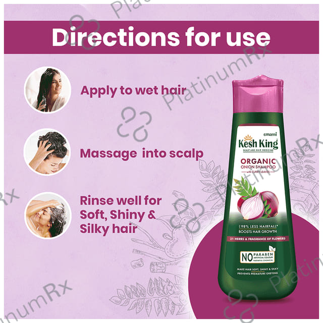 Kesh King Ayurvedic Hairfall Expert Onion Shampoo