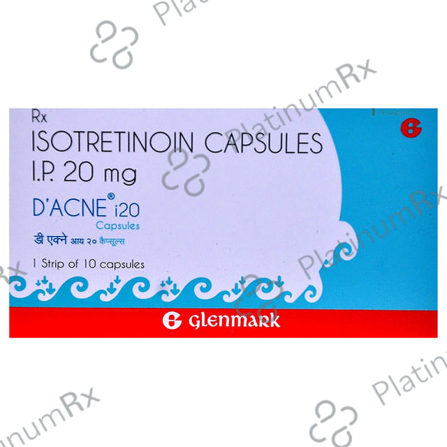 D Acne I 20 Capsule 10s