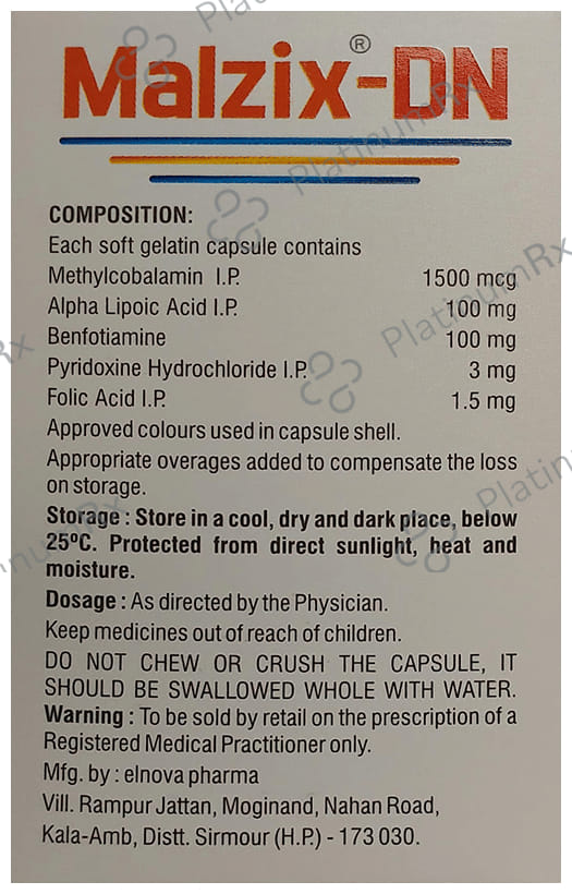 Malzix DN Soft Gelatin Capsule 10s