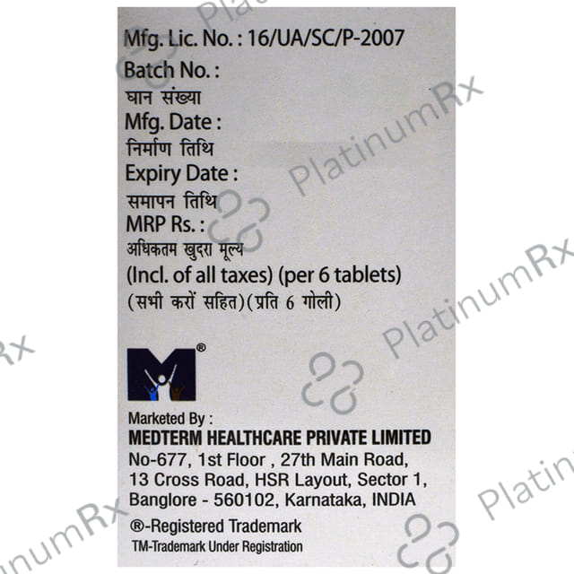 Azeeterm 250 Tablet
