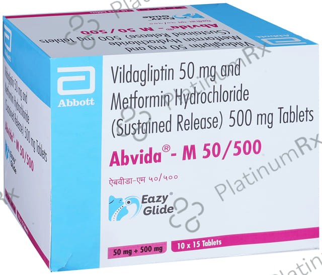 Abvida M 50/500mg Eazy Glide Tablet SR 15s