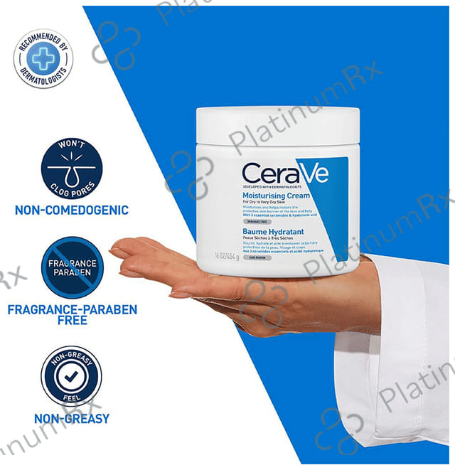 CeraVe Moisturising Cream for Dry to Very Dry Skin 454gm