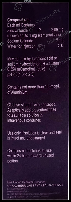 Zincshot Injection 10ml