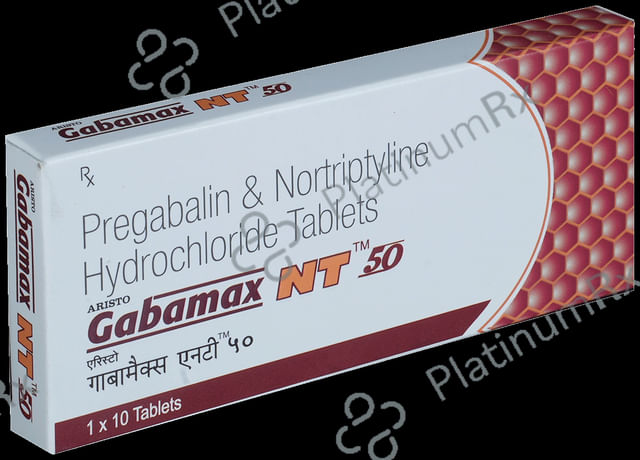 Gabamax NT 50mg/10mg Tablet